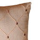 Reversible Cushion Cover Cotton Embroidery Dark Grey - 16" x 16"
