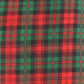 Reversible Cushion Cover Polycanvas Digital print Checks Green - 16" X 16"