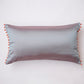 Cushion Cover 100% Polyster PomPoms Teal - 12" X 22"