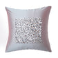 Cushion Cover 100% Polyster Abstract Embroidered Teal  - 16" X 16"