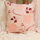 Cushion Cover Polycanvas Digital Printed Floral Pink - 16" X 16"