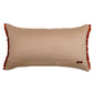 Cushion Covers Embroidered with Frills Geometric Beige - 12" X 22"