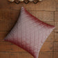 Cushion Cover Diamond Quilted Polyester Blend Orange - 16" x 16"