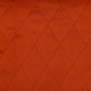 Cushion Cover Diamond Quilted Polyester Blend Orange - 16" x 16"