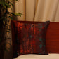 Cushion Cover Printed Taffeta Contemporary Red Blue - 16" X 16"