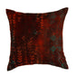 Cushion Cover Printed Taffeta Contemporary Red Blue - 16" X 16"