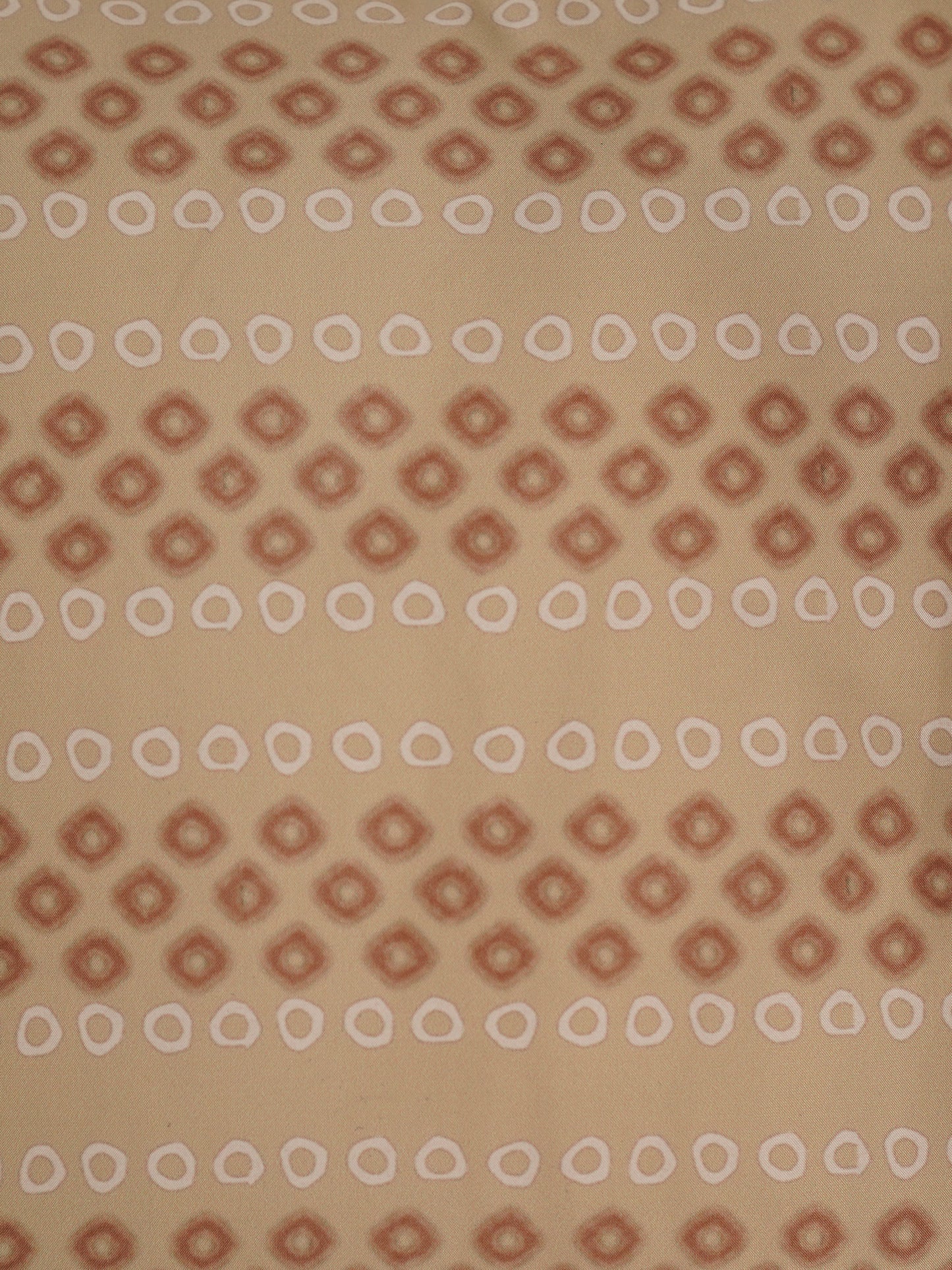 Cushion Cover Taffeta Bandhani Stripes Beige - 16" X 16"
