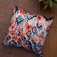 Cushion Cover Polycanvas Abstract Orange Blue - 16" X 16"