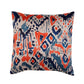 Cushion Cover Polycanvas Abstract Orange Blue - 16" X 16"