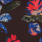 Cushion Cover Polycanvas Watercolor Florals Brown  - 16" X 16"