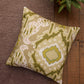 Cushion Cover Polycanvas Modern Ikat Green - 16" X 16"
