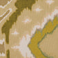 Cushion Cover Polycanvas Modern Ikat Green - 16" X 16"