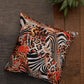 Cushion Cover Polycanvas Animal Print Multi - 16" X 16"