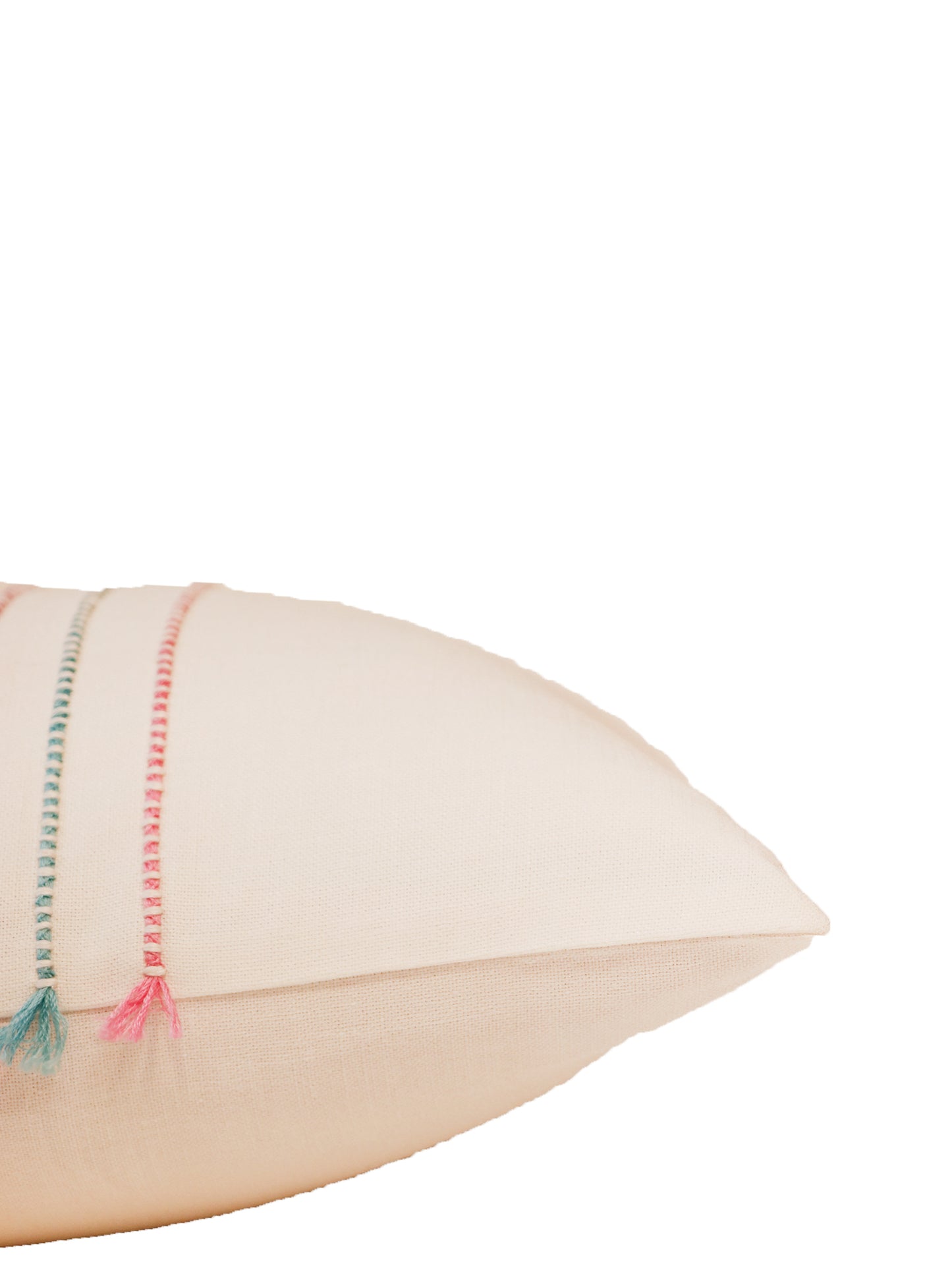 Technique Cushion Cover Cotton Blend White - 16"x16"