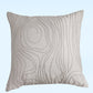 Cushion Cover 100% Cotton 520TC Hand Embroidered White -  16X16