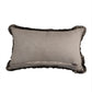 Cushion Cover Poly Canvas Animal Print Grey - 12X20