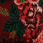 Printed Cushion Cover Polyster Maroon Green - 16"x16"