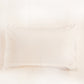 Technique Cushion Cover Cotton Blend White Pleated - 14"x22"