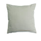Embroidered Cushion Cover Floral Digital print With Hand embroidered Green/Pink - 16" X 16"