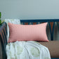 Technique Cushion Cover Quilting Lines Pink  - 12" X 22"