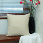 Hand embroidered Cushion Cover Beige - 16" X 16"