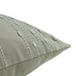 Hand embroidered Cushion Cover Beige - 16" X 16"