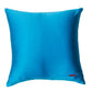 Co-ordinated Cushion Covers Set Of 5 Polycotton and 100% Polyster Floral Printed, Embroidered Blue - 12X18, 16X16