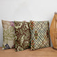 Cushion Covers Set of 3 Polycanvas Printed Geo Floral Multi- 16" X 16"