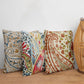 Cushion Covers Set of 3 Polycanvas Printed Paisley Multi- 16" X 16"