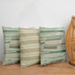 Cushion Covers Set Of 3 Polycanvas Printed Bandhani Painted 1 Multi- 16" X 16"