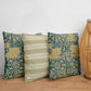 Cushion Covers Set Of 3 Polycanvas Printed Bandhani Painted Motifs Multi- 16" X 16"