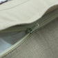 Co-ordinated Embroidered Cushion Cover (Set of 3)  with Frayed Edges and Cord Piping Beige/Brown - 16" X 16"