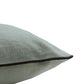 Co-ordinated Embroidered Cushion Cover (Set of 3)  with Frayed Edges and Cord Piping Beige/Brown - 16" X 16"