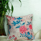 Printed Cushion Cover Polyester Floral Pink - 16" X 16"