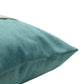 Technique Cushion Cover Polyester Patchwork with Pintuck and Embroidery Aqua Beige - 12" X 20"