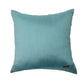 Technique Cushion Cover Polyester Pintuck with Buttons Aqua - 16" X 16"