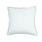 Cushion Cover Cotton Blend Solid with Cord Piping White - 16" X 16"