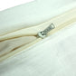 Cushion Cover Cotton Blend Solid with Cord Piping White - 16" X 16"