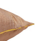 Co-ordinated Cushion Cover Set of 5 Cotton Blend Self Textured Brocade Yellow/Gold - 16" X 16"