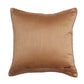 Co-ordinated Cushion Cover Set of 5 Cotton Blend Self Textured Brocade Orange/Musterd - 16" X 16"