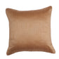 Co-ordinated Cushion Cover Set of 5 Cotton Blend Self Textured Brocade Orange/Musterd - 16" X 16"