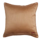 Co-ordinated Cushion Cover Set of 5 Cotton Blend Self Textured Brocade Orange/Musterd - 16" X 16"