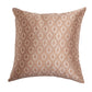 Cushion Cover Cotton Blend Self Textured Brocade Golden - 16" X 16"
