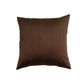Cushion Cover Cotton Blend Solid Brown - 16" X 16"