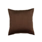 Cushion Cover Cotton Blend Solid Brown - 16" X 16"