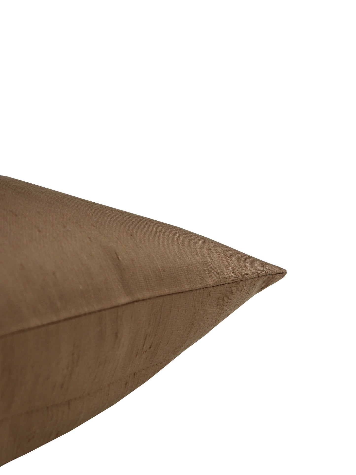 Cushion Cover Cotton Blend Solid Light Brown - 16" X 16"
