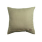 Cushion Cover Cotton Blend Solid Pleats In Center Antique Gold - 16" X 16"