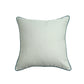 Cushion Cover Cotton Blend Solid Cord Piping Off White - 16" X 16"
