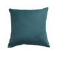 Cushion Cover Cotton Blend Solid Teal Blue - 16" X 16"