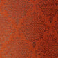 Cushion Cover Cotton Blend Self Textured Brocade Orange - 16" X 16"